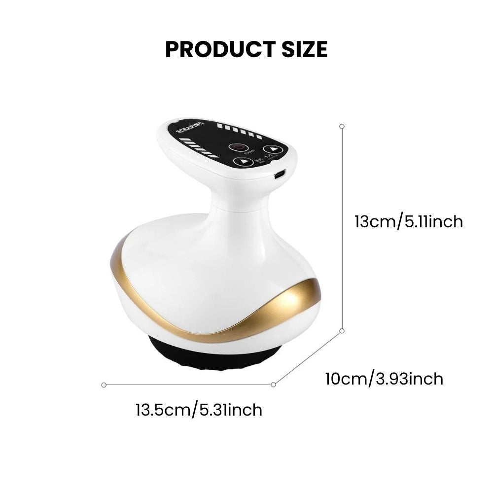 Electric Gua Sha Scraping Massager with Heat Therapy - product size