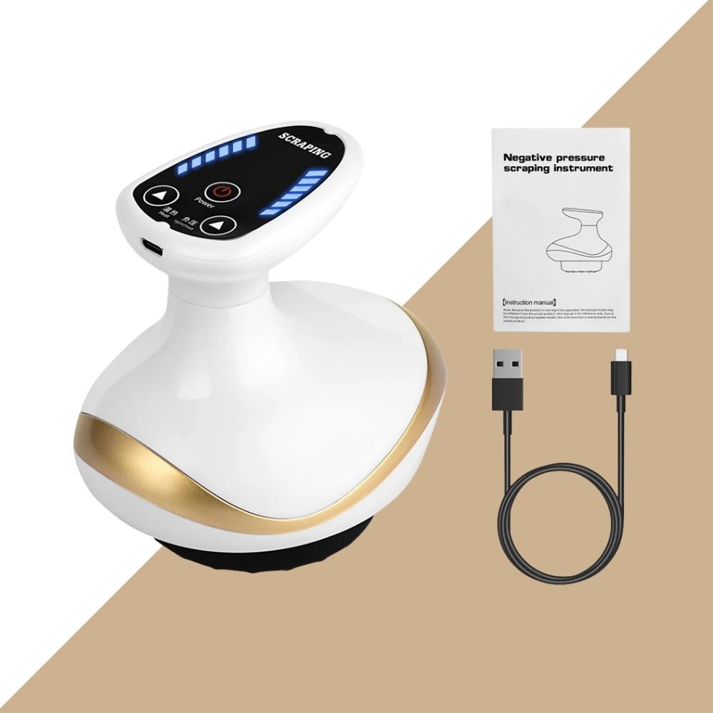 Electric Gua Sha Scraping Massager with Heat Therapy - yellow