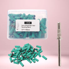 Electric Nail Drill Bits & Sanding Bands Set 100pcs