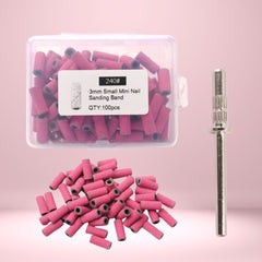 Electric Nail Drill Bits & Sanding Bands Set 100pcs