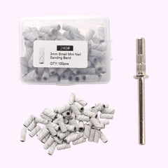 Electric Nail Drill Bits & Sanding Bands Set 100pcs