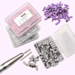 Electric Nail Drill Bits & Sanding Bands Set 100pcs