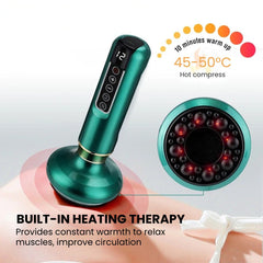 Electric Smart Cupping Therapy Massager with Heat - heating theraphy