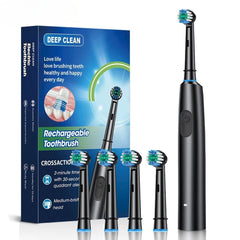 Electric Toothbrush for Adults with 8 Soft Brush Heads