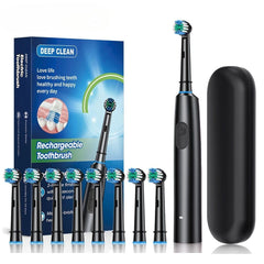 Electric Toothbrush for Adults with 8 Soft Brush Heads