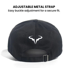 Embroidered Bull Logo Baseball Cap — Unisex Cotton