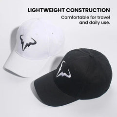 Embroidered Bull Logo Baseball Cap — Unisex Cotton