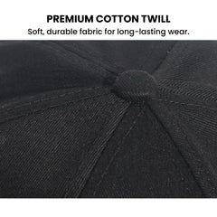 Embroidered Bull Logo Baseball Cap — Unisex Cotton