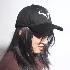 Embroidered Bull Logo Baseball Cap — Unisex Cotton