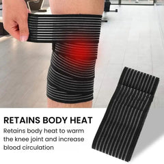 Extra Long Elastic Knee Wrap – Compression Bandage Support