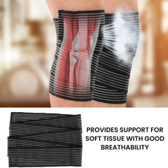 Extra Long Elastic Knee Wrap – Compression Bandage Support