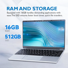 FIREBAT A14 Laptop Intel N5095 16GB RAM 1TB SSD FHD Slim