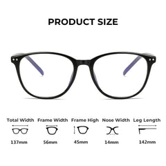 Fashion Anti-Blue Light Reading Glasses for unisex