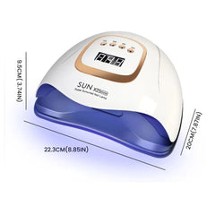 Fast Curing UV Nail Lamp 81W LED for Salon & Home Use