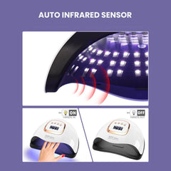Fast Drying 380W UV LED Nail Lamp for All Gel Polish Types