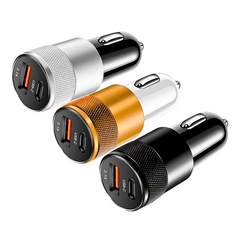 3.1A USB-C Car Charger Fast Charging Adapter for Phones