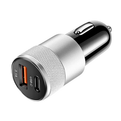 3.1A USB-C Car Charger Fast Charging Adapter for Phones