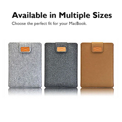 Felt Tablet Sleeve: MacBook Air Pro 11-15 Inch