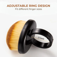 Finger Ring Manicure Dust Brush - Soft & Dense