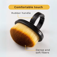 Finger Ring Manicure Dust Brush - Soft & Dense