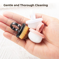 Finger Ring Manicure Dust Brush - Soft & Dense