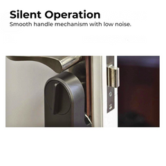 Smart Fingerprint Door Lock — Tuya App, PIN & Key Access