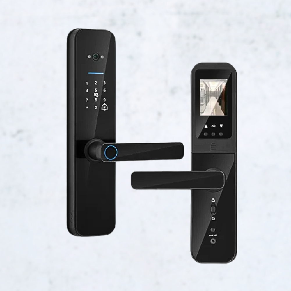 Smart Fingerprint Door Lock with Tuya App & Keypad
