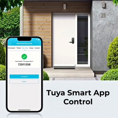 Smart Fingerprint Door Lock with Tuya App & PIN Access
