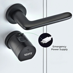 Smart Fingerprint Door Lock — Tuya WiFi, PIN & Card
