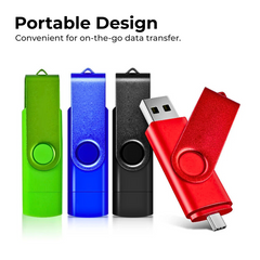 Metal OTG Type C USB Flash Drive 128GB 2-in-1