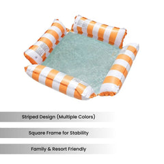 Floating Inflatable Hammock Lounger for Swimming