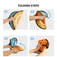 Foldable Drone Landing Pad — High-Visibility H Pad