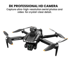 Foldable Drone V198GPS 8K — Pro ESC Brushless