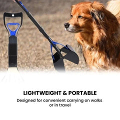 Foldable One-Hand Dog Poop Scooper — Hands-Free Cleanup