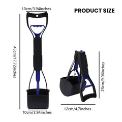 Foldable One-Hand Dog Poop Scooper — Hands-Free Cleanup