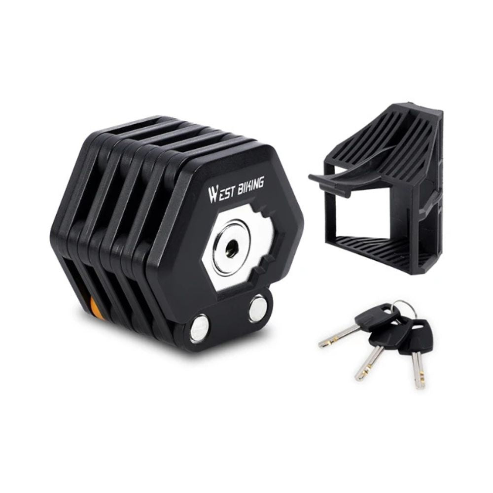 Foldable Bike Lock Alloy Steel for MTB & E-Bike