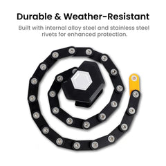 Foldable Bike Lock Alloy Steel for MTB & E-Bike