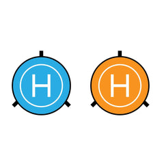 Foldable Drone Landing Pad — High-Visibility H Pad