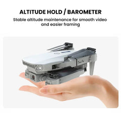 Folding 4K Dual-Camera Drone — Portable, GPS-Like Stability