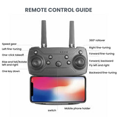 Folding 4K Dual-Camera Drone — Portable, GPS-Like Stability
