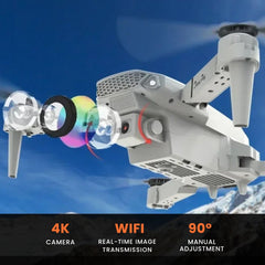 Folding 4K Dual-Camera Drone — Portable, GPS-Like Stability