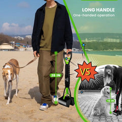 Folding One-Hand Pet Poop Picker & Waste Scooper