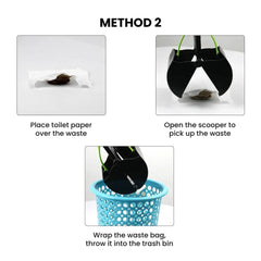 Folding One-Hand Pet Poop Picker & Waste Scooper