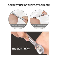 Foot Razor Callus Remover with 10 Replacement Blades