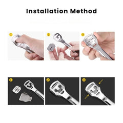Foot Razor Callus Remover with 10 Replacement Blades