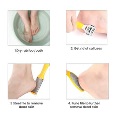 Foot Spa Kit 8-in-1 – Dead Skin Remover & Pedicure Tools