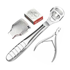 Foot Razor Callus Remover with 10 Replacement Blades