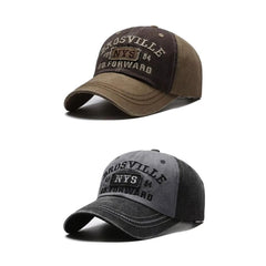 Four Seasons Men's Washable Embroidered Baseball Cap