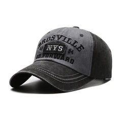 Four Seasons Men's Washable Embroidered Baseball Cap