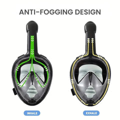 Full Face 180° Snorkel Mask Anti-Fog